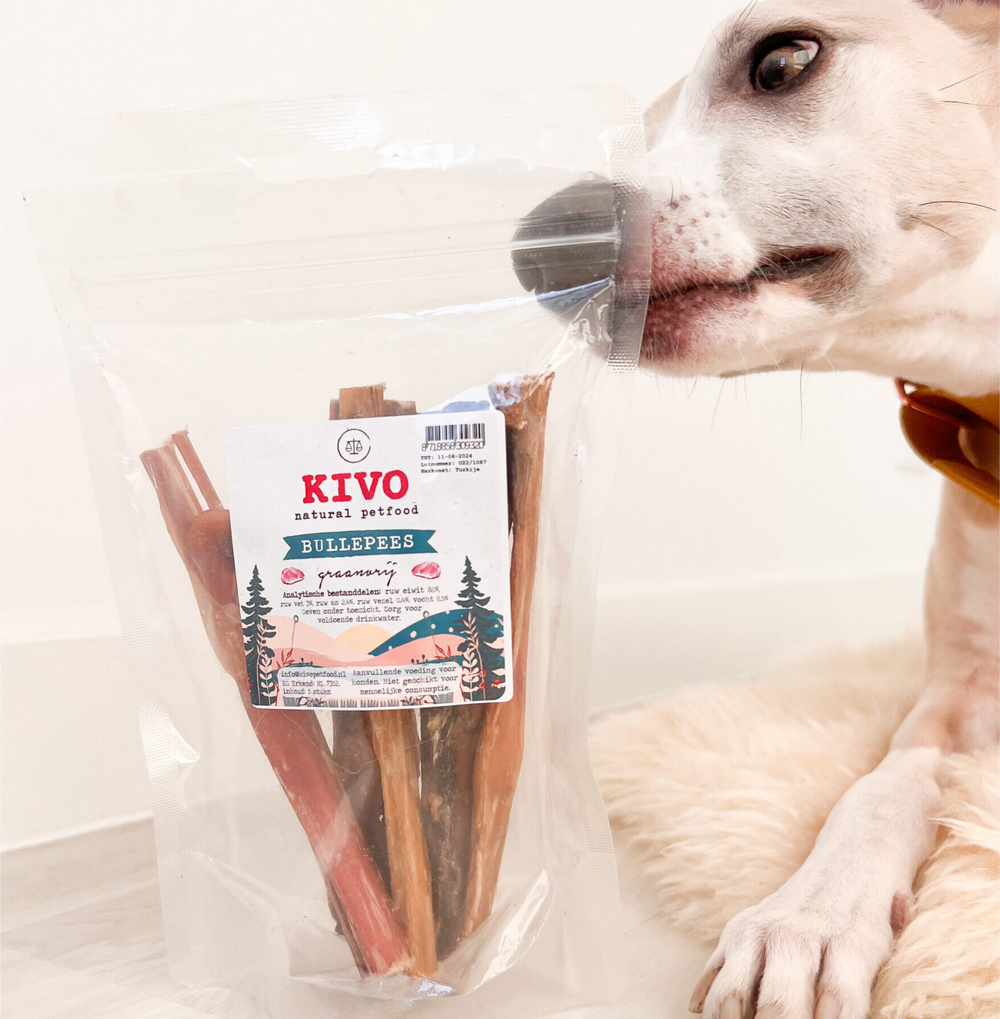 Kivo bullepees gezaagd