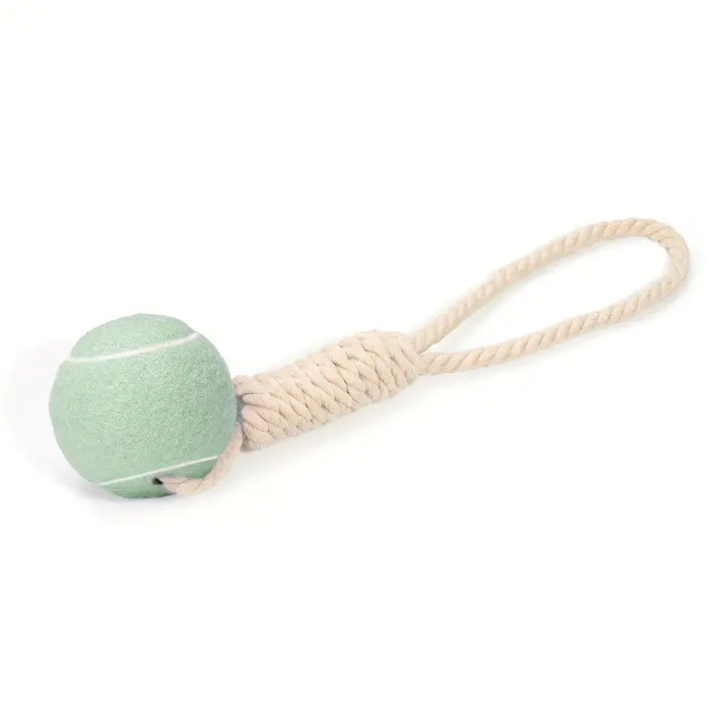 Tennisbal met koord