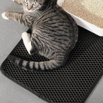 Duplex mat voor kattenbak