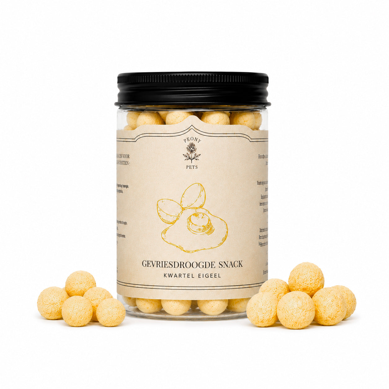 Gevriesdroogde snacks