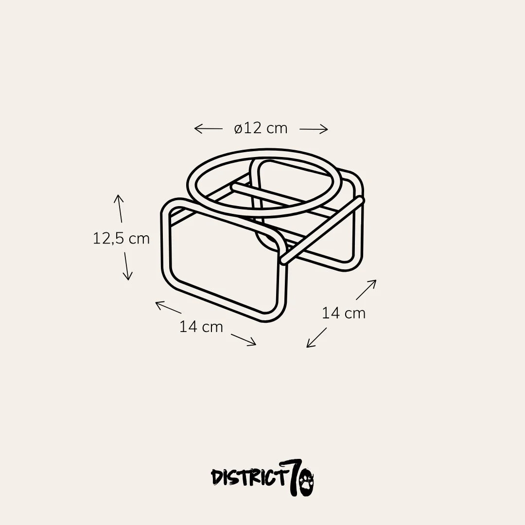 BUTLER Single voerbakstandaard - kat