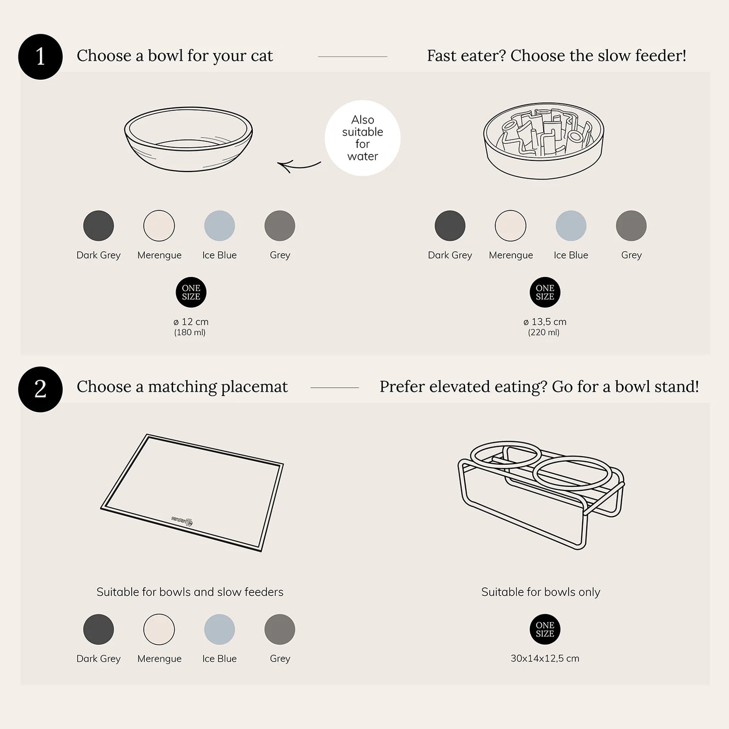 BAMBOO voerbak - Kat