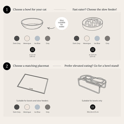 BAMBOO voerbak - Kat