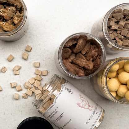 Gevriesdroogde snacks