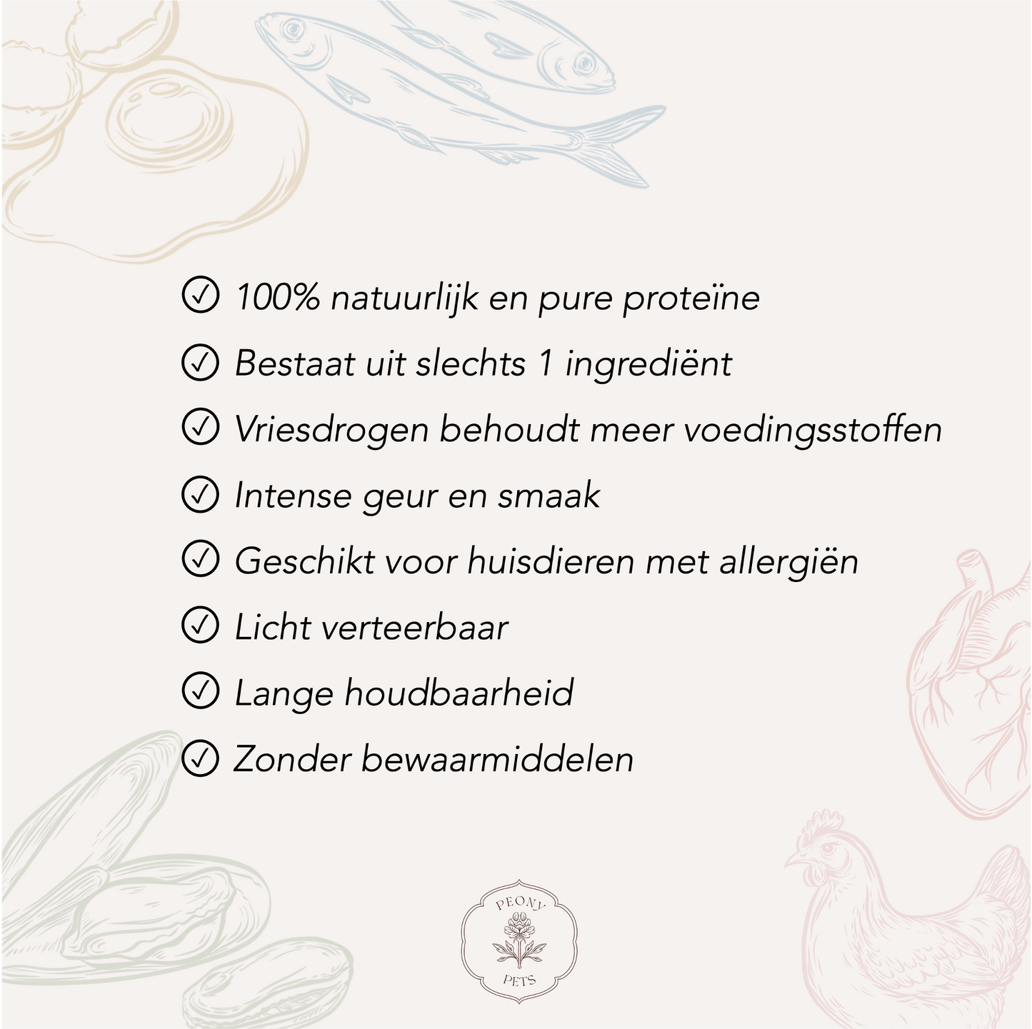 Gevriesdroogde snacks