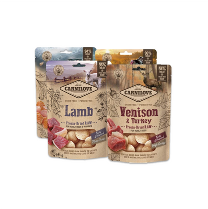Carnilove Raw gevriesdroogde snacks