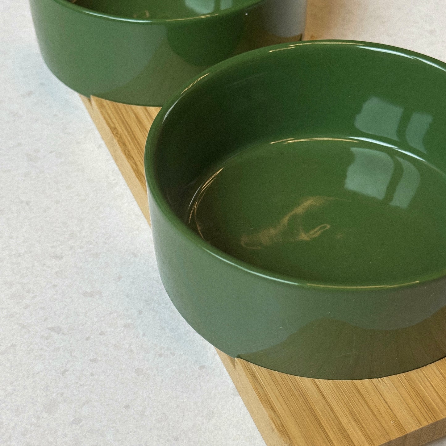 Dubbele keramische voerbak