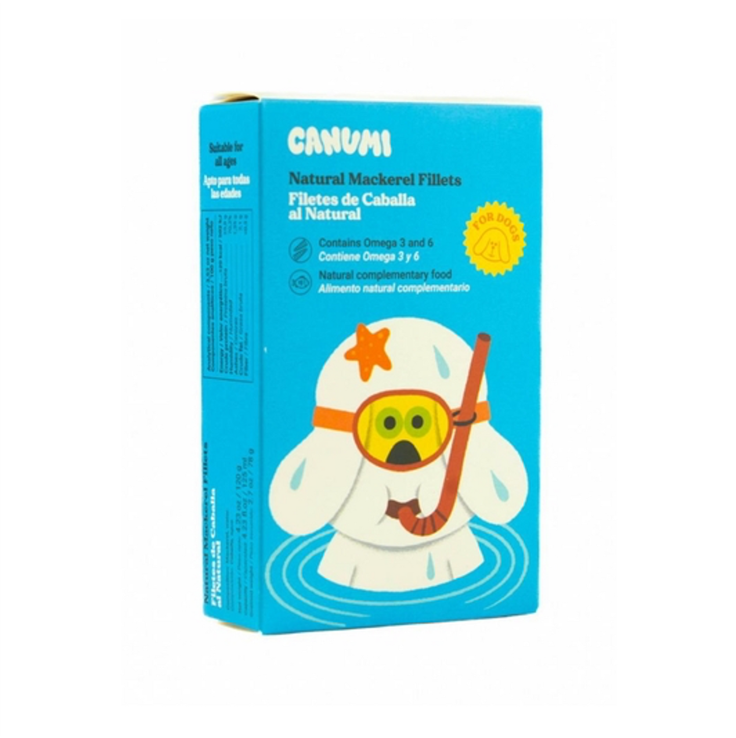 Makreelfilets in blik voor honden