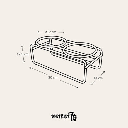 BUTLER voerbakstandaard - kat