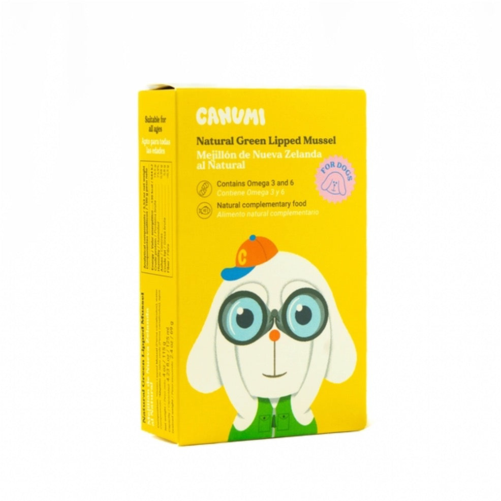 Groenlipmossels in blik voor honden