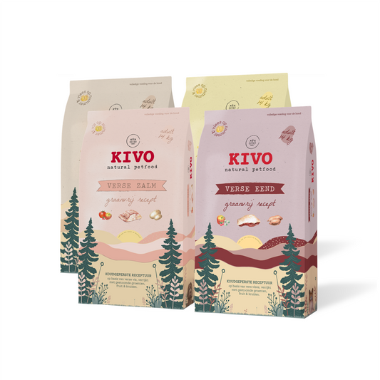 Kivo persbrok verse droogvoer