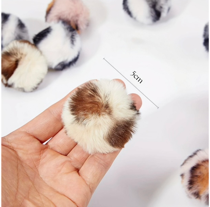 Leopard balletjes (3 stuks)