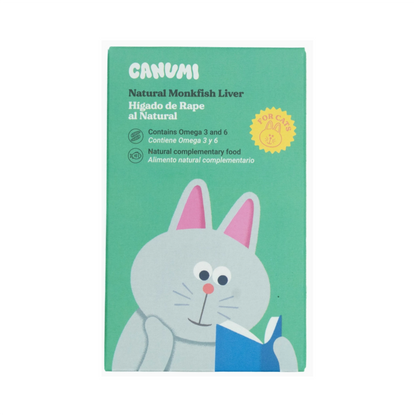 Zeeduivellever in blik voor katten