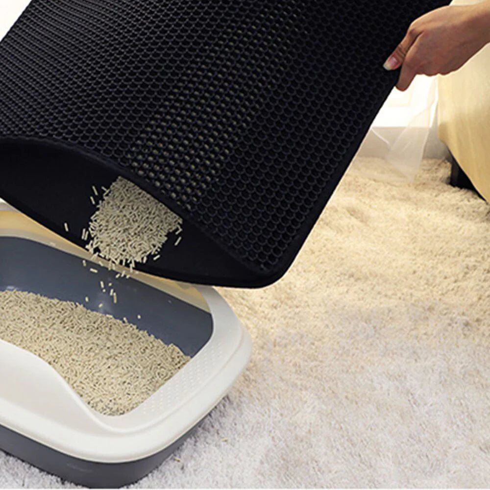 Duplex mat voor kattenbak