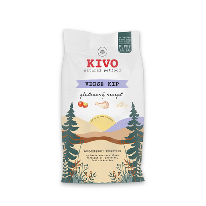 Kivo persbrok verse droogvoer