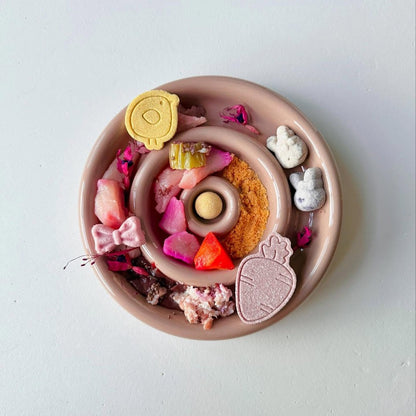 Verhoogde Spiraal Slow Feeder