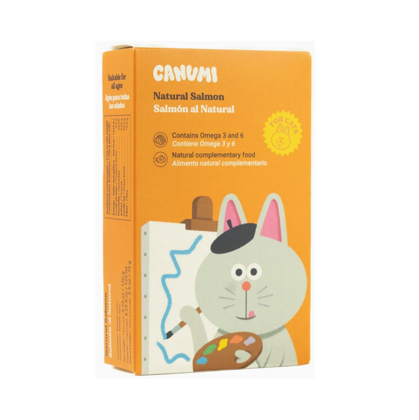 Zalm in blik voor katten