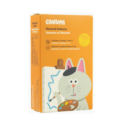 Zalm in blik voor katten