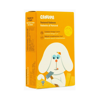 Zalm in blik voor honden